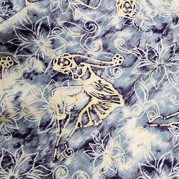 Morro Bay Hawaiian Aloha Button Down Shirt Hula Dancers Size XXL - Picture 8 of 8